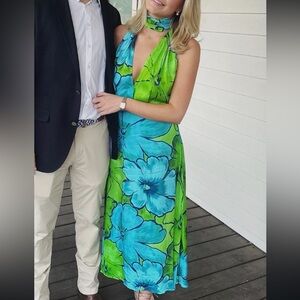 MIRAE Camilla Dress in Vert